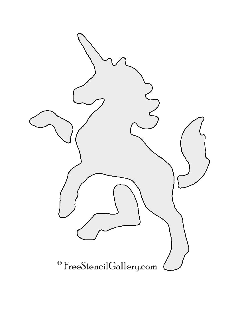 Unicorn Stencil Free Stencil Gallery