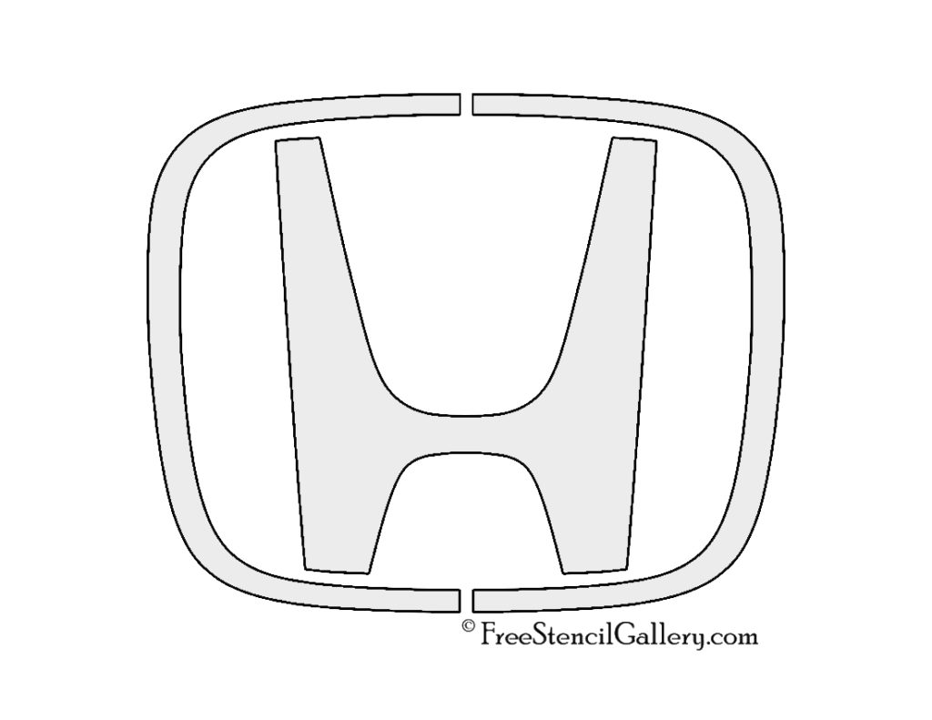 Honda Logo Stencil Free Stencil Gallery