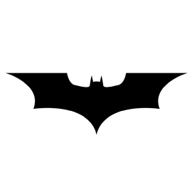 Batman Symbol Stencil 02
