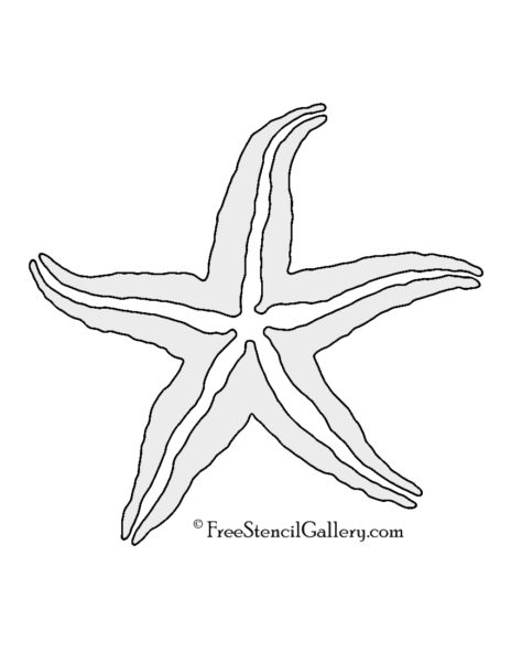 Starfish Stencil | Free Stencil Gallery