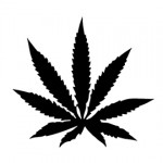 Cannabis Pot Leaf Stencil