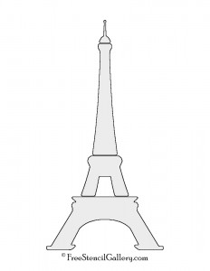 Eiffel Tower Stencil | Free Stencil Gallery