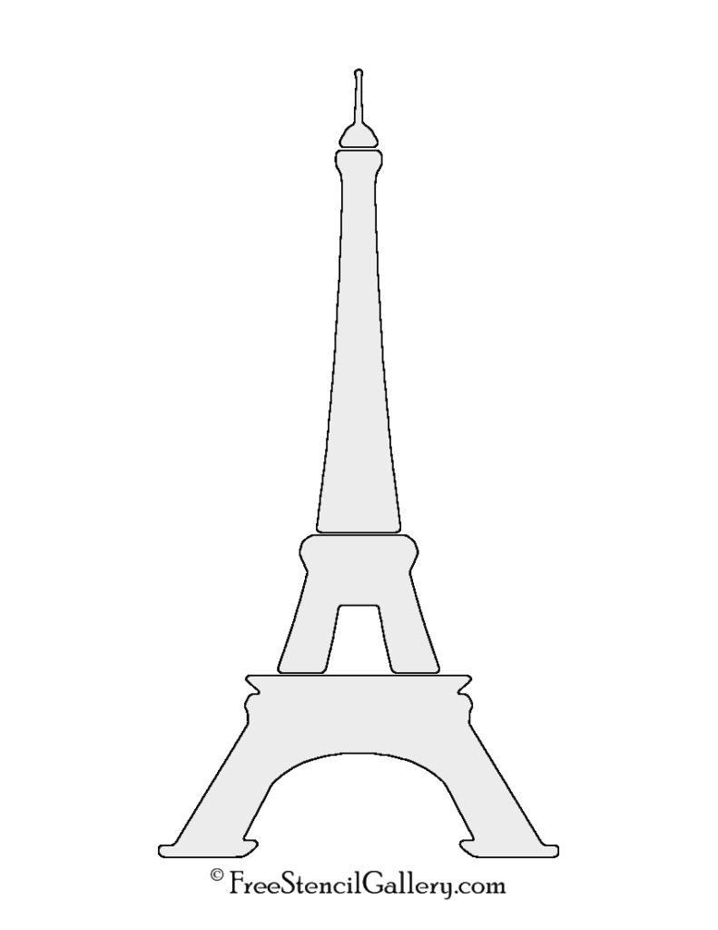 Eiffel Tower Stencil | Free Stencil Gallery