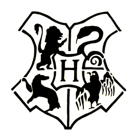 Harry Potter – Hogwarts Crest Stencil