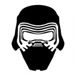 Kylo Ren Mask Stencil