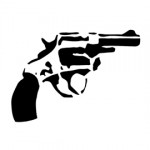 Handgun Stencil | Free Stencil Gallery