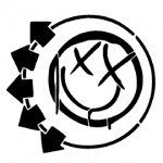 Blink-182 Smiley Logo Stencil