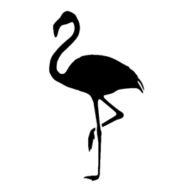 Flamingo Silhouette Stencil Free Stencil Gallery