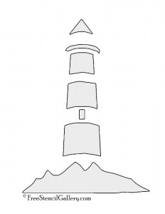 Lighthouse Stencil | Free Stencil Gallery