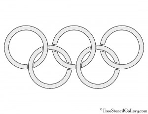 Olympic Rings Stencil | Free Stencil Gallery