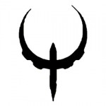 Quake Logo Stencil