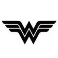 Wonder Woman Symbol Stencil
