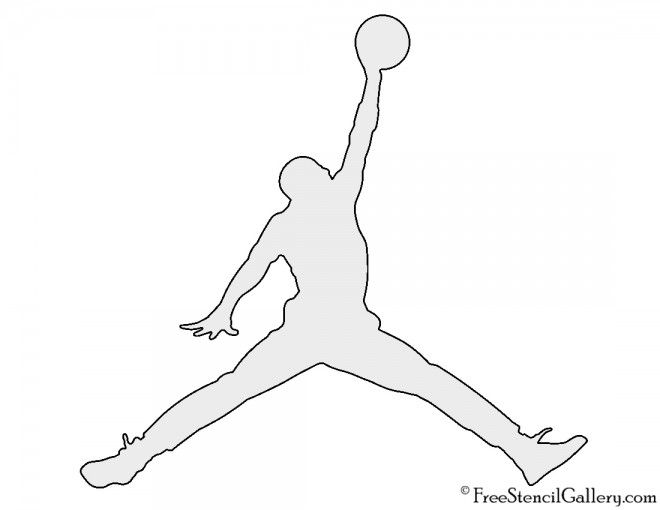 Air Jordan Jumpman Stencil Free Stencil Gallery