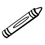 Crayon Stencil | Free Stencil Gallery