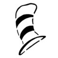 Dr Seuss Cat in the Hat Stencil