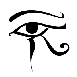 Egyptian Eye of Horus Stencil