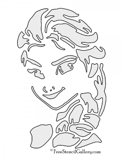 Frozen Elsa Stencil Free Stencil Gallery