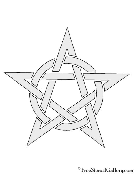 Pentagram Stencil | Free Stencil Gallery