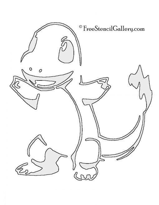 Pokemon - Charizard Stencil | Free Stencil Gallery