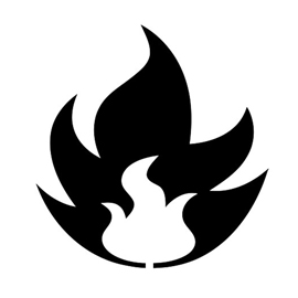 Pokemon – Fire Type Symbol Stencil