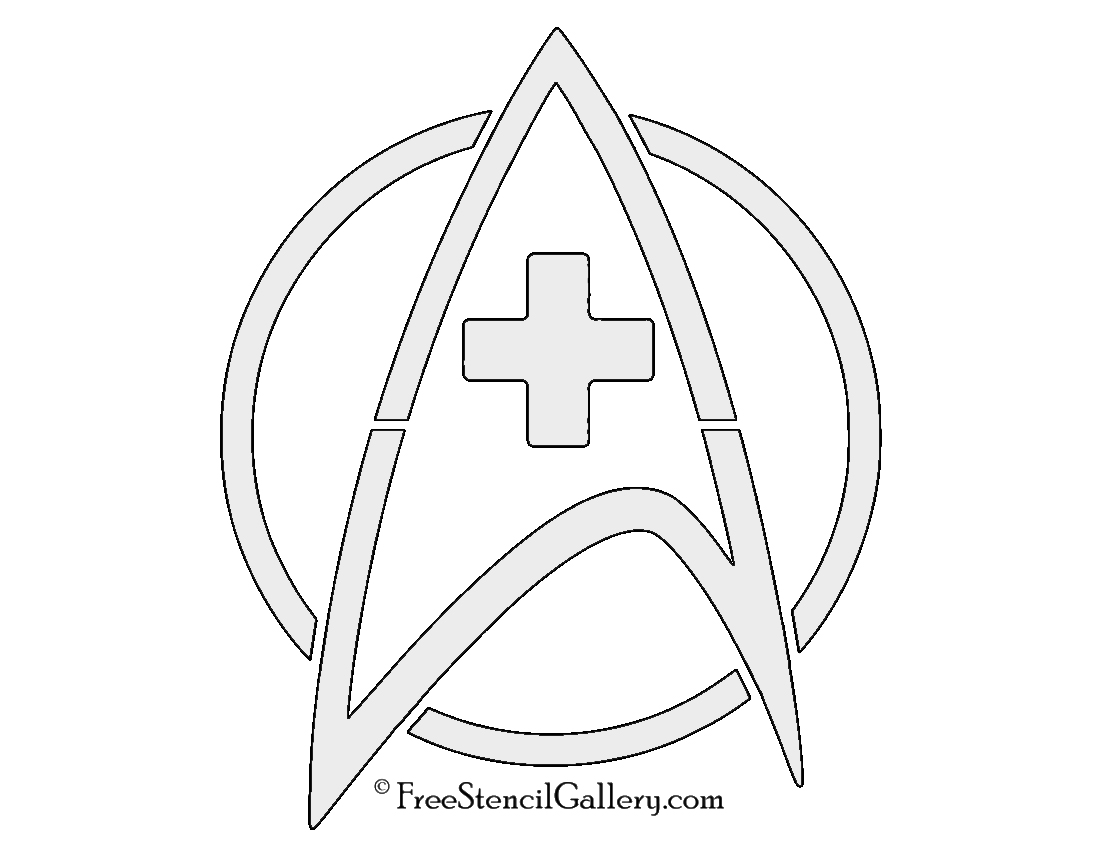 Star Trek - Medical Insignia Stencil