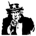 Uncle Sam - I Want You Stencil