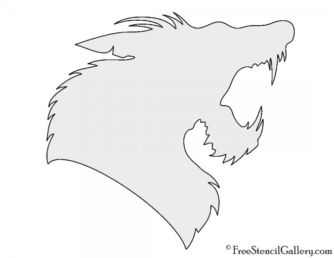 Werewolf Stencil Free Stencil Gallery