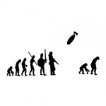 Banksy - Evolution Stencil