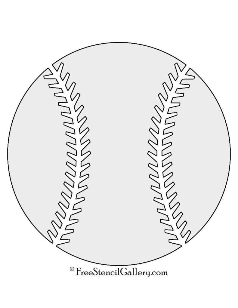 Baseball Pattern Template