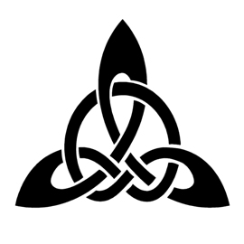 Celtic Knot – Triangle Stencil