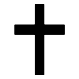Christian Cross Stencil