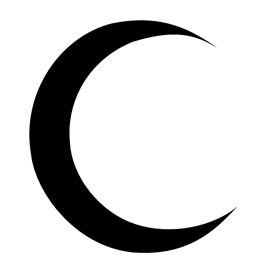 Crescent Moon Stencil