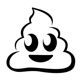 Emoji - Poop Stencil