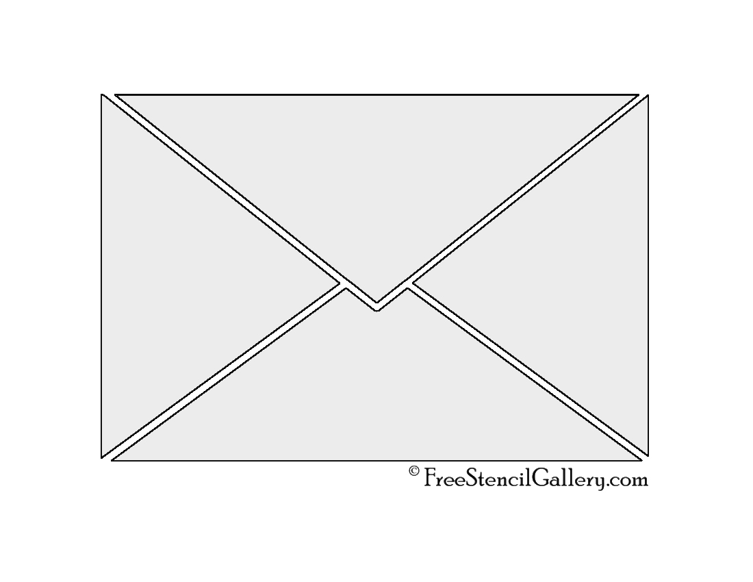 Envelope Stencil