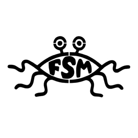 Flying Spaghetti Monster Stencil