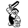 Minecraft Stencil