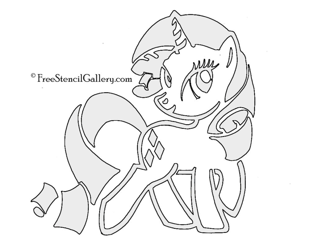 my-little-pony-rarity-stencil-free-stencil-gallery