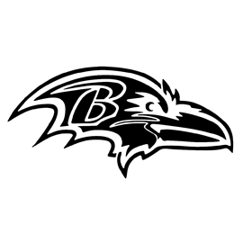NFL Baltimore Ravens Stencil