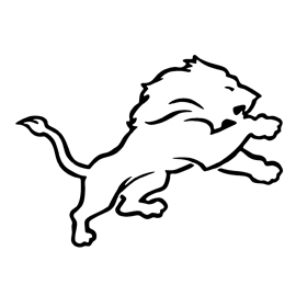 NFL Detroit Lions Stencil
