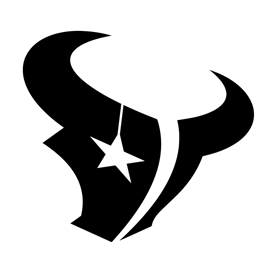 Houston Texans Logo Stencil Painting 12 x 12 Canvas 