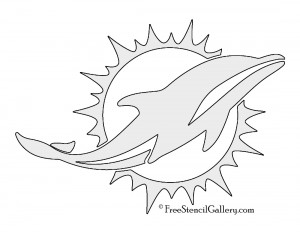 NFL Miami Dolphins Stencil | Free Stencil Gallery