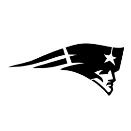 NFL New England Patriots Logo Stencil