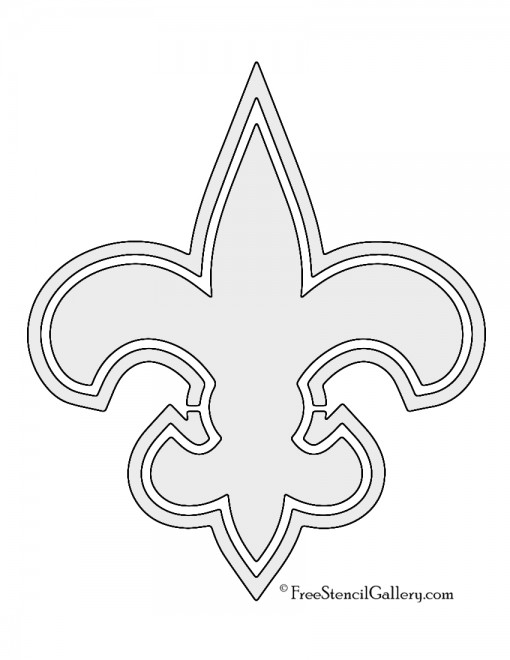 NFL New Orleans Saints Stencil Free Stencil Gallery