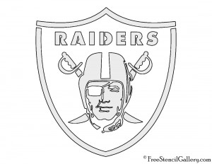 NFL Oakland Raiders Stencil | Free Stencil Gallery