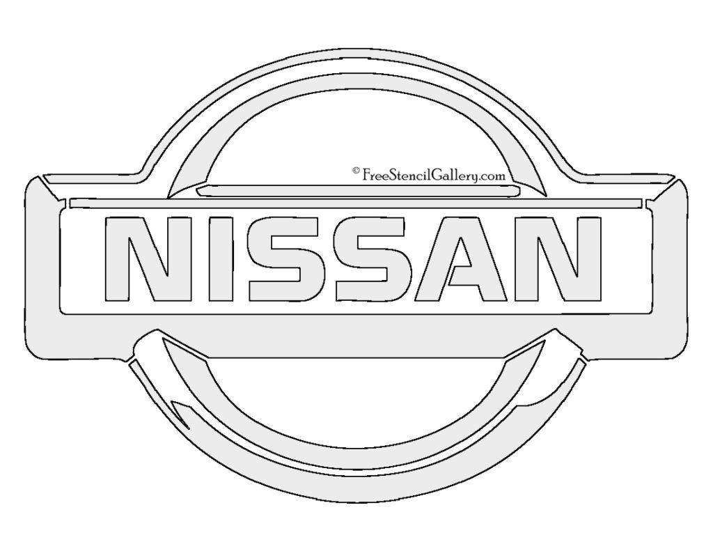 Nissan Logo Stencil | Free Stencil Gallery
