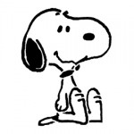 Peanuts - Snoopy Stencil