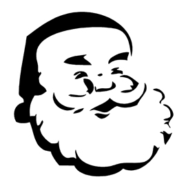 Santa Claus Stencil