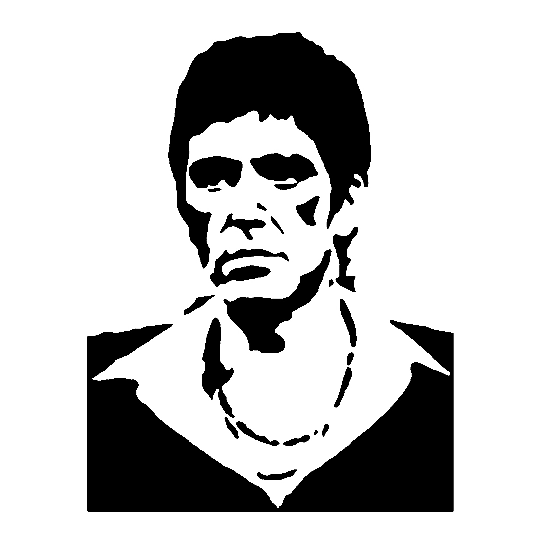 Scarface Stencil Free Stencil Gallery