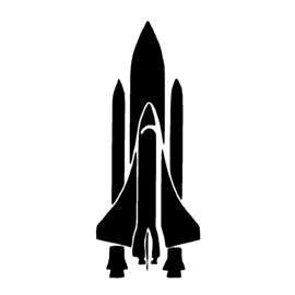 Space Shuttle Stencil