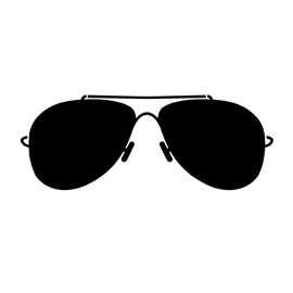 Sunglasses Stencil